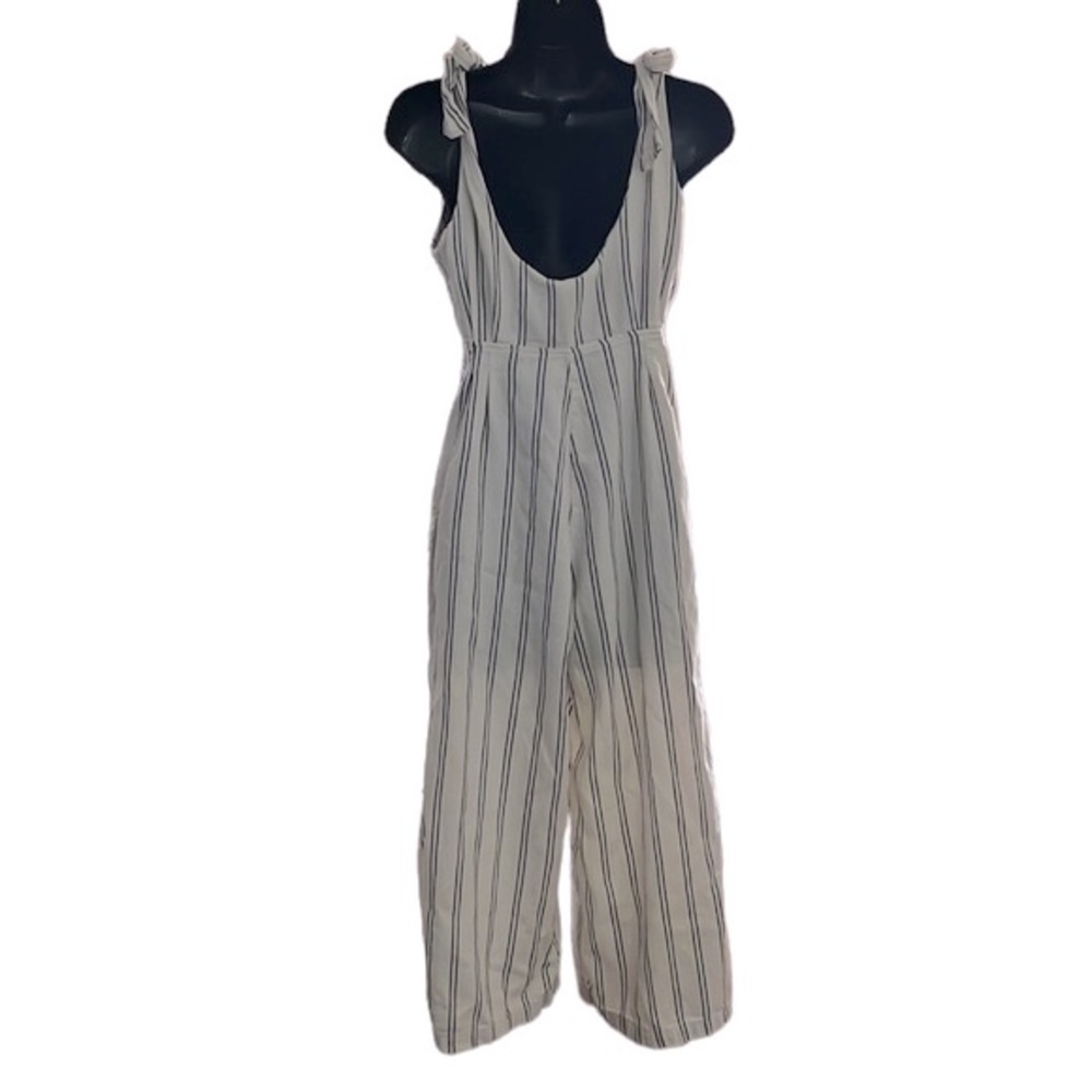 Free People XS Size 0 Stripy Tie One-Piece Jumpsuit Jumper - Picture 3 of 6